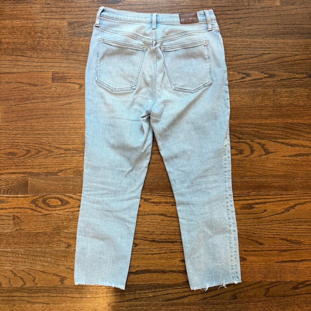 Madewell The Perfect Vintage Jean Cropped Distressed Ankle Jeans - Picture 4 of 5